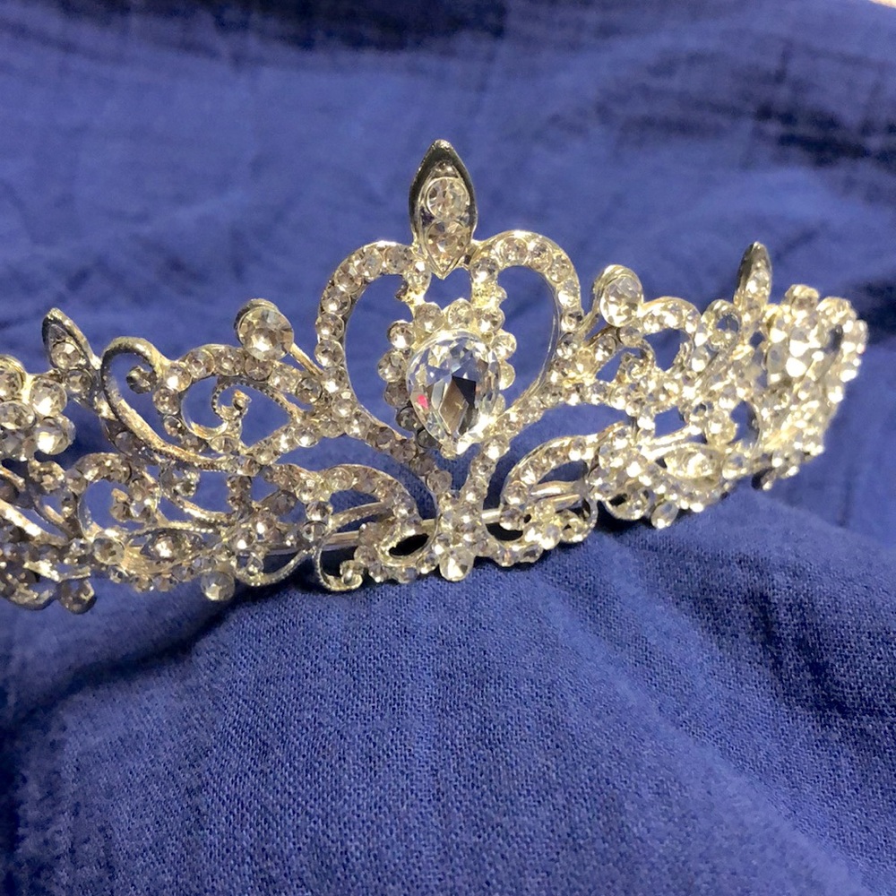 Rhinestone Tiara - Bridal Accessory